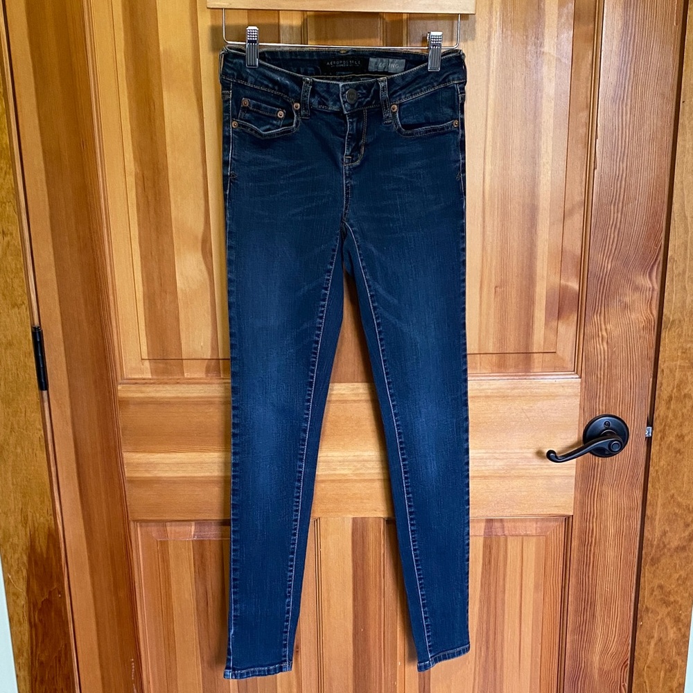 Aeropostale Dark Blue Women Jeggings